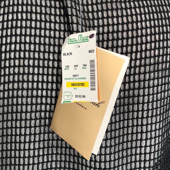 Mona Leah Couture Paris Black Mesh Jacket NWT - Picture 8 of 10